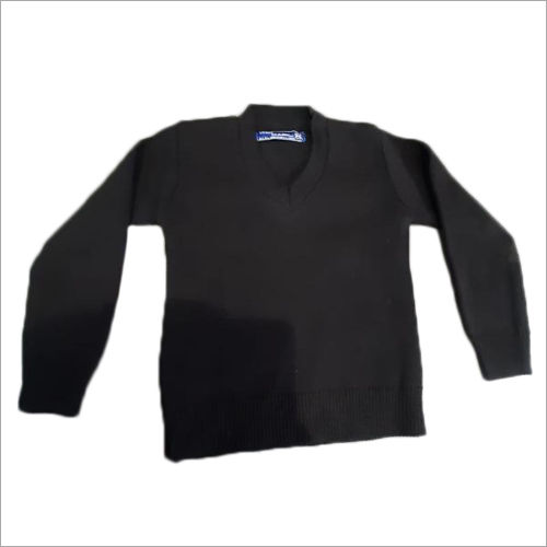 black uniform sweater