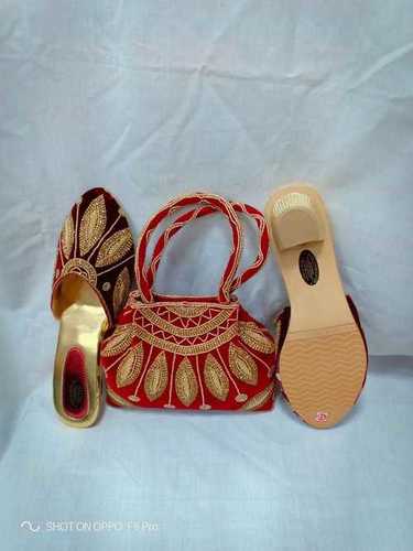 Red era handbags & sandal By UNIQUE FASHIONS STORE