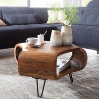 Wooden center Coffee table Courbe