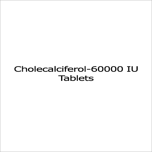 Cholecalciferol - 60000 IU Liquid Tablets | 18 to 26 Month Shelf Life, Suitable for Adults, Teenagers, Women, and Aged Persons - Store in Dry Place