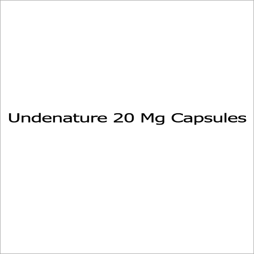 Liquid Undenature 20Mg Capsules