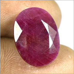 Natural Ruby Corundum Gemstone