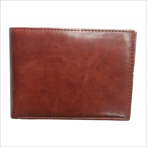 Brown PU Leather Wallet - 5 Card Slots, Multicolor Options, Foldable Design
