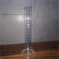 Borosilicate Measuring Cylinder - 500 Ml , Transparent Industrial Grade Glass , High Precision Lab Use