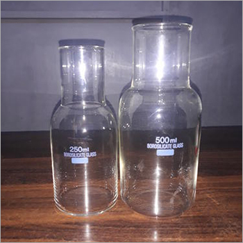 Wide Mouth Borosilicate Glass Reagent Bottle