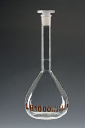 Trapezoidal Shape Volumetric Flask 200 ML