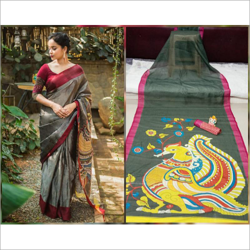 Printed Model Silk Saree