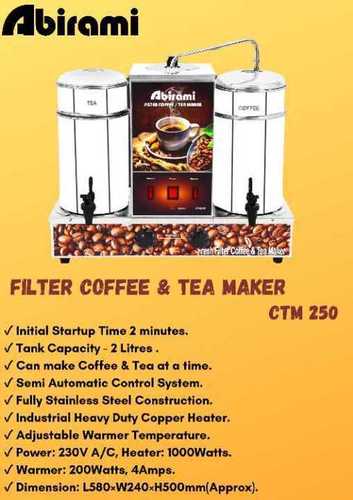 South Indian Style Madras Filter Coffee Maker - 8 Liters