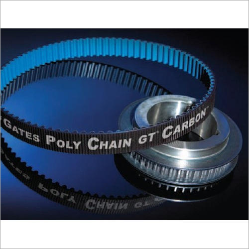Polychain GT Belt - Rubber Material, Custom Size Options | Durable, Corrosion Resistant, Suitable for Various Industrial Applications