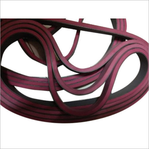 Machine Belt - Rubber Material, Custom Size for Industrial Use | Durable, Corrosion Resistant, Delivery Time Based on Order Location