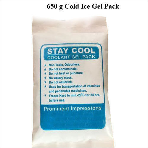 650 G Cold Ice Gel Pack Cool And Dry Place