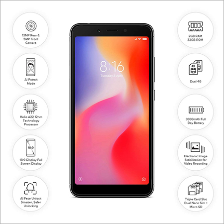 Redmi 6A 32 GB) (2 GB RAM)
