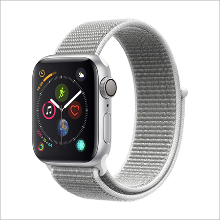 Apple Watch Series 4 (GPS 40mm) Silver Aluminium Case with Seashell Sport Loop
