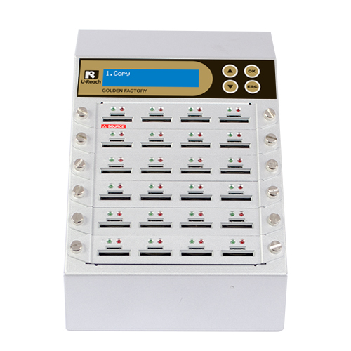 1 to 23 SD / microSD Duplicator and Sanitizer (SD924G)