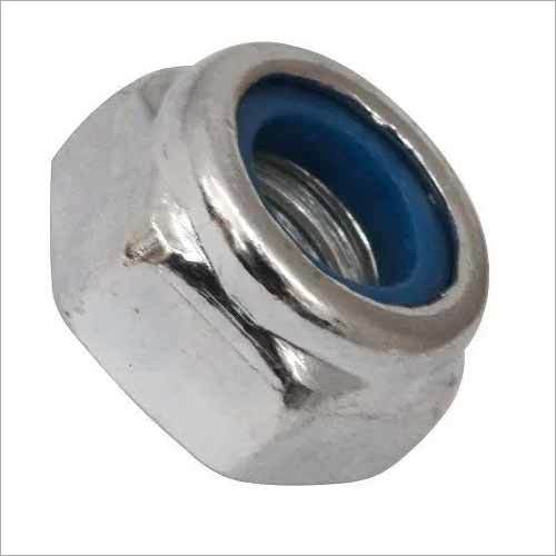 Nylon Lock Nuts - Polished Nylon Material, Industrial Usage | High-Quality Finish for Reliable Performance