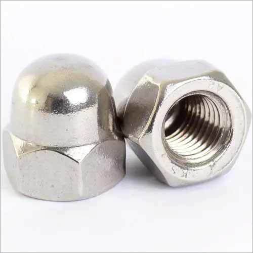 Dome Nuts - MS & SS, Polished Surface Finish | Industrial Use, Good Quality Material