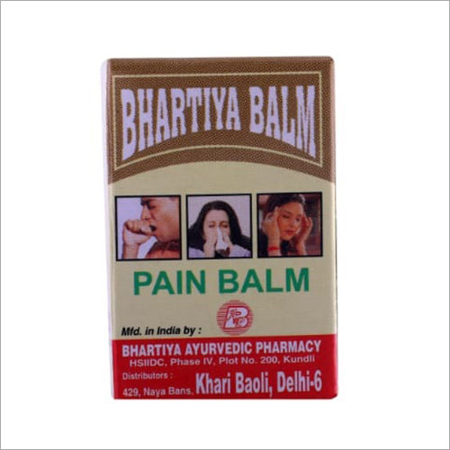 Pain Balm Age Group: Suitable For All Ages