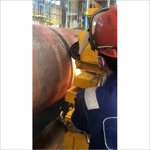 Industry pressure vessel ciruclar welding seam polishing machine