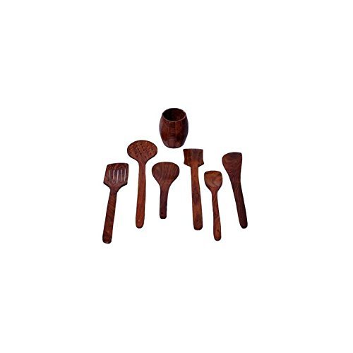 Wooden Six Spatula Set with Spatula Stand Wooden Six Spatula Set with Spatula Stand