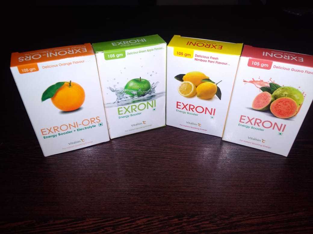 Exroni Energy Booster green apple flevour