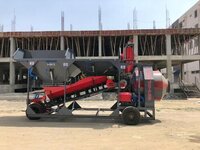 Stationary Concrete Batching Plant With Reversible Drum - Dimension (l*w*h): 700*400*500  Centimeter (cm)