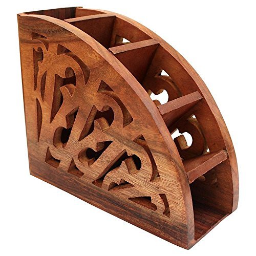 Wooden Remote Control Storage Holder Stand Organizer Rack Wooden Remote Control Storage Holder Stand Organizer Rack