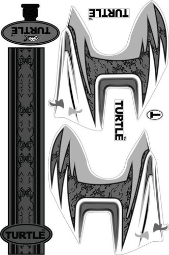 Helmet Stickers 10 x 15 INCH Sheet