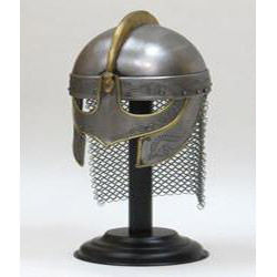 Victorian Brass Firemans Helmet