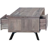 Wooden Center coffee table two way drawer Parome
