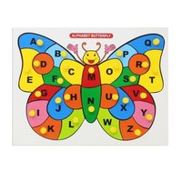 Alphabet Butterfly Knob