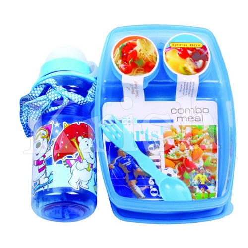 Kids Plastic Bottle With Lunch Box
