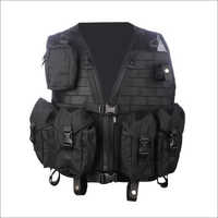 Black Tactical Vest Combat Gear