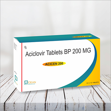 Aciclovir tablets BP 200mg