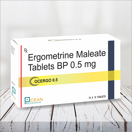 Ocergo 0.5-Ergometrine Maleate Tablets Bp General Medicines