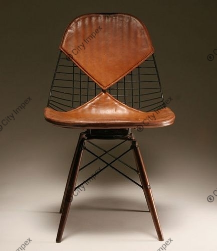 Lether Wired Cover Chair