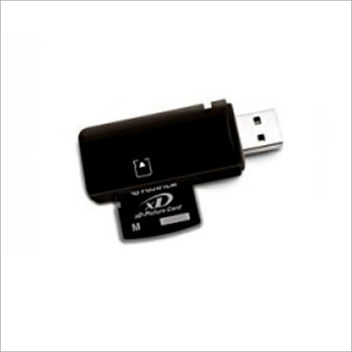 USB SD Card Reader - Plastic Body Black Color | Ideal for Data Transfer Durable & Reliable Performance