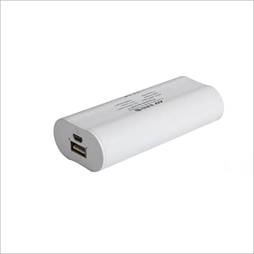 Mobile Power Bank - Plastic Body, Quick Charging Capability, White Color | Reliable Energy Storage for Travel and Hectic Schedules