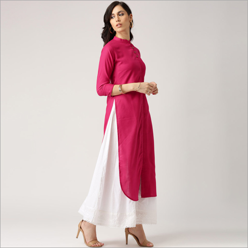 White Ladies Plain Palazzo