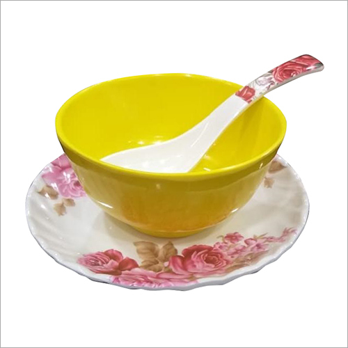Melamine Crockery Plate With Bowl