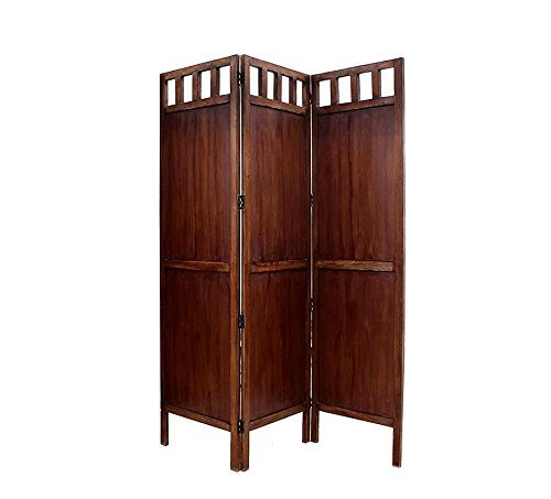 Handcrafted Home DACcor Wooden 3 Panel Room Partition Screen/Wooden Room Divider