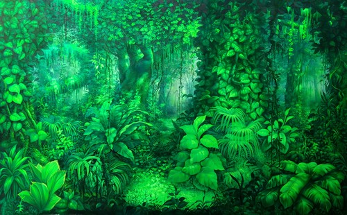 Rain Landscape Backdrop