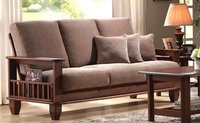 Solid wood Sofa set Chrome