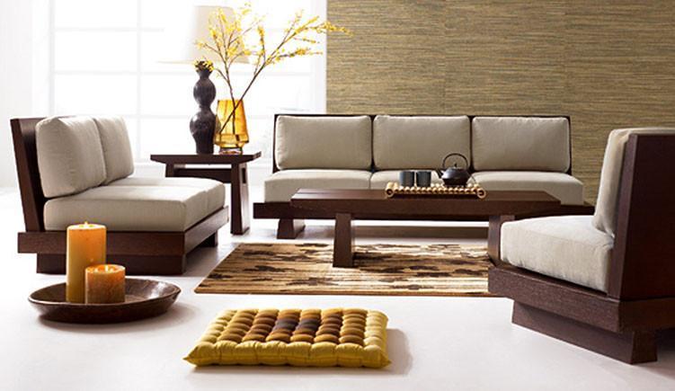 Solid Wooden Sofa Set Mihire