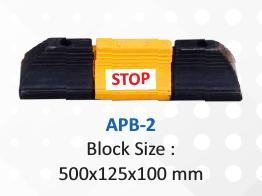 Car Plastic Stopper Parking Block