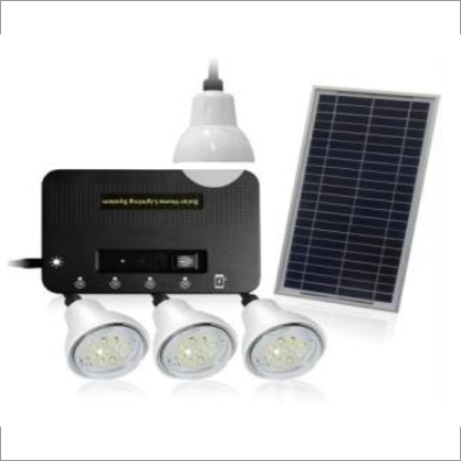 Solar Lighting System With 4 Bulbs