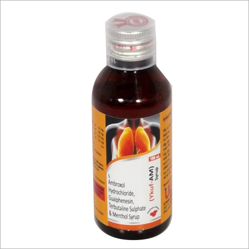 Ambroxol Hydrochloride Guaiphenesin Terbutaline Sulphate And Menthol Syrup