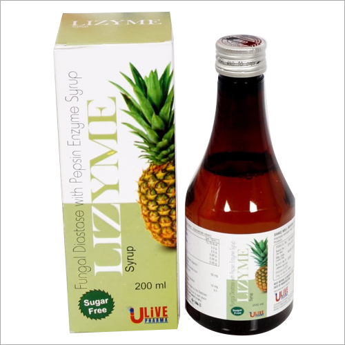 200 ml Fungal Diastase With Pepsin Enzyme Syrup