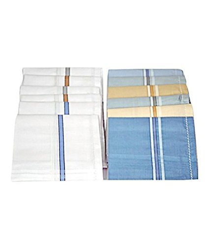 Men's Multicolor Pack of 12 Handkerchief Men's Multicolor Pack of 12 Handkerchief
