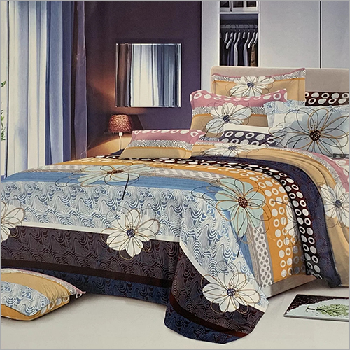 Printed Double Bed Blossom Quilt