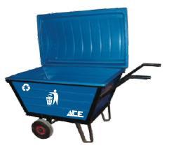 DUSTBIN WITH WHEEL BARROW